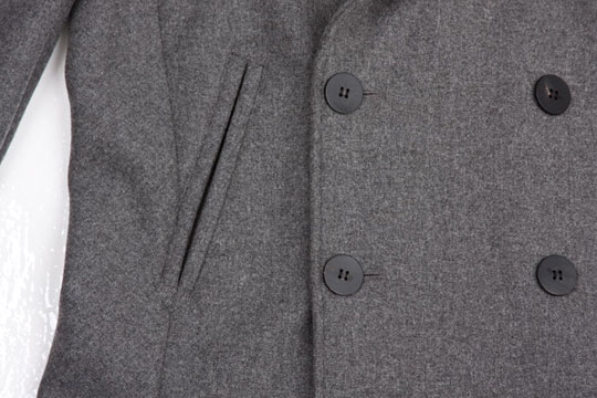 DesignApplause | Outlier. Liberated wool peacoat.
